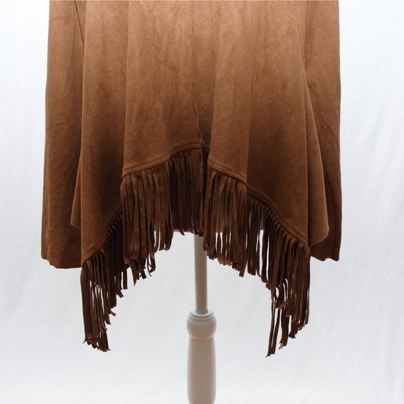 Hollister | Brown Faux Suede Festival Jacket - Picture 5 of 7